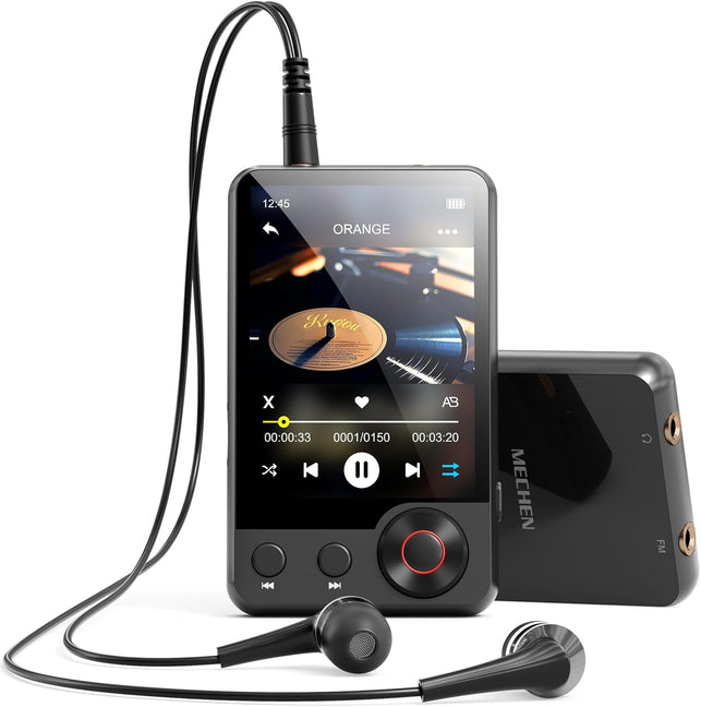 MECHEN D53 128GB Bluetooth Portable MP3 Player 2.4" Touch Screen