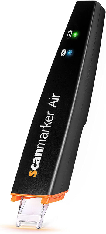 Scanmarker Air Pen Scanner - OCR Digital Highlighter and Reader - Wireless (Mac Win Ios Android) (Black)