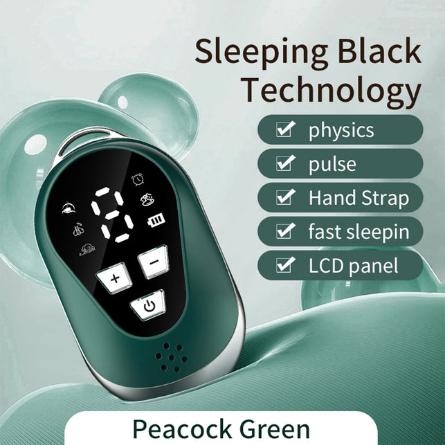 Handheld Music Sleep Aid Device Relaxation Treatment Microcurrent Pulse Hypnosis Insomnia Mental Stress Pressure Anxiety Relief