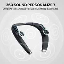 Monster Boomerang Petite Neck Speaker, Neckband Bluetooth Speaker with 15H Playtime, Aptx High Fidelity 3D Stereo Sound, Low Latency, Built-In Mic, IPX5 Waterproof Wearable Speaker for Home Outdoor