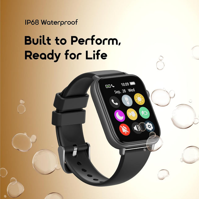 Oraimo Watch 6N Smart Watch, 1.83" HD Touch Screen, AI Watch Faces, Heart Rate & Spo2 Monitor, 7-Day Battery, IP68 Waterproof, 100 Workout Modes, Wireless HD Calling, Anti-Scratch Glass, IOS & Android
