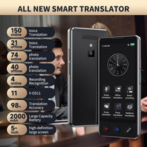 AI Language Translator Device, 2026 Upgraded Translator No Wifi Needed, Support Chatgpt, Voice Instant Two-Way 150 Language Translator, Offline/Recording/Photo Translation for Business Travel