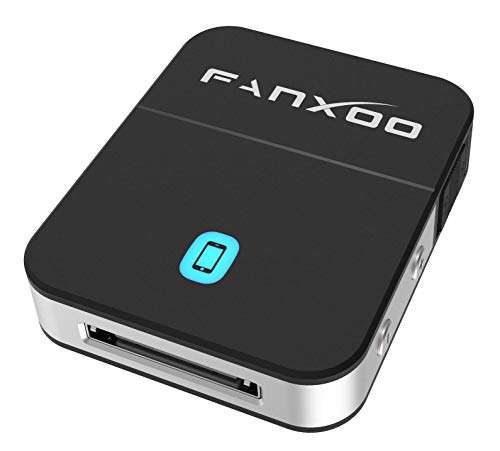Fanxoo DockPro 30 pin Bluetooth 5.0 Adapter for Bose Sounddock 30 pin to Lightning Bluetooth Adapter Compatible for iPhone iPod Docking Station