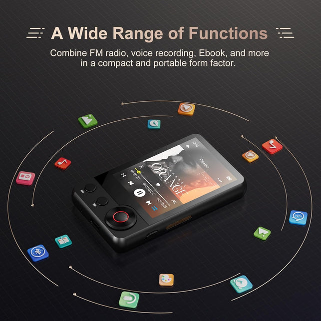 MECHEN D53 128GB Bluetooth Portable MP3 Player 2.4" Touch Screen