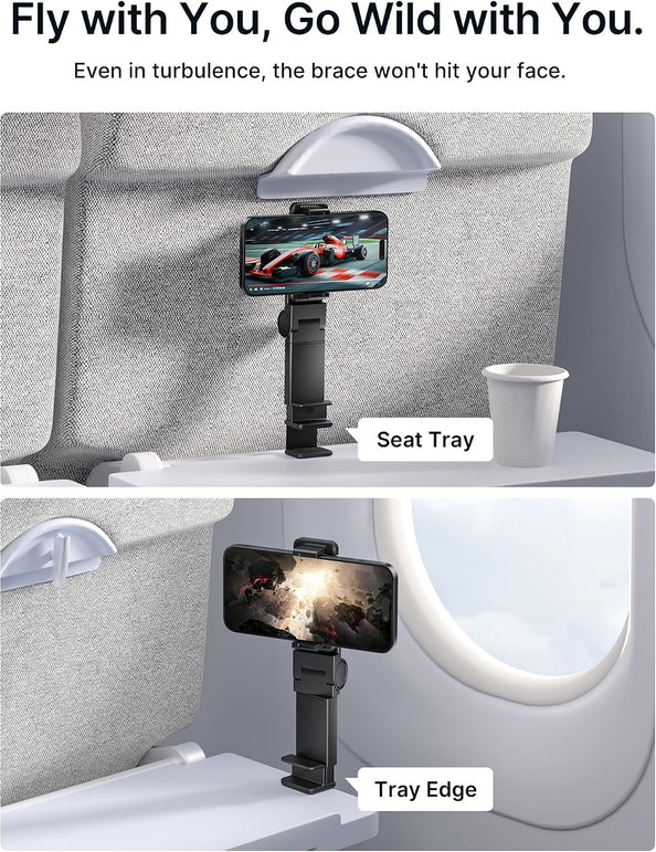 JSAUX Airplane Travel Essentials, Air-Plane Phone Holder, Flying Essentials