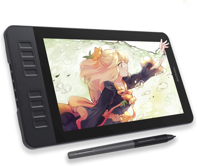 GAOMON PD1161 11.6 Inch Tilt Support Drawing Monitor,Pen Display,Graphic Drawing Tablet with Screen,Battery-Free Pen AP50 & 8 Shortcut Keys, for Drawing, Animation, Design, Photo/Video Editing