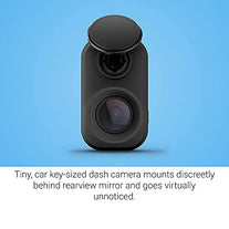 Garmin Dash Cam Mini 2, 1080p, 140-degree FOV, Incident Detection Recording and Signature Series Cloth