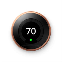Google Nest Learning Thermostat - Programmable Smart Thermostat for Home - 3Rd Generation Nest Thermostat - Works with Alexa - Copper