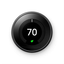 Google Nest Learning Thermostat - Programmable Smart Thermostat for Home - 3Rd Generation Nest Thermostat - Works with Alexa - Mirror Black