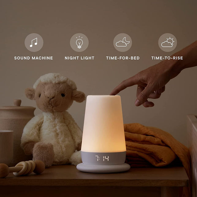 Hatch Rest+ Baby & Kids Sound Machine | 2Nd Gen | Child’S Night Light, Alarm Clock, Toddler Sleep Trainer, Time-To-Rise, White Noise, Bedtime Stories, Portable, Backup Battery (With Charging Base)