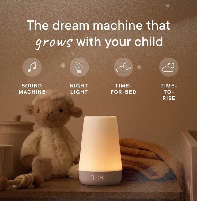 Hatch Rest Baby Sound Machine, Night Light | 2Nd Gen | Sleep Trainer, Time-To-Rise Alarm Clock, White Noise Soother, Music & Stories for Nursery, Toddler & Kids Bedroom (Wi-Fi)