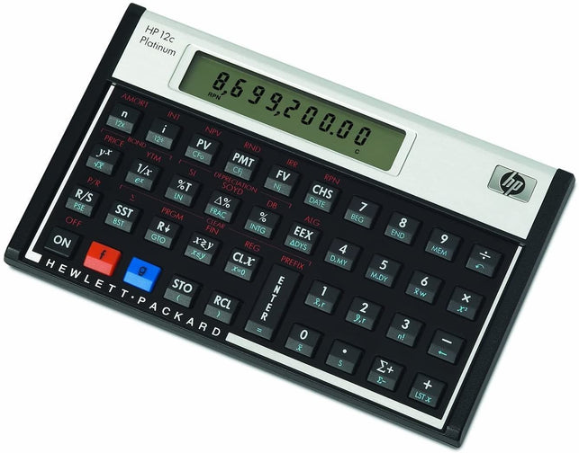 HP 12CP Financial Calculator - Over 120 built-in functions