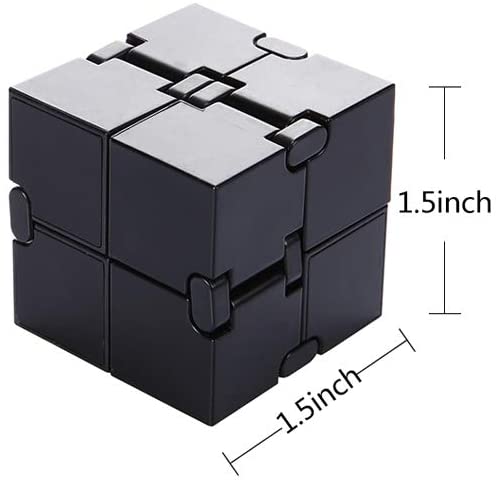 Infinity Cube Fidget Toy, Luxury EDC Fidgeting Game for Kids and Adults, Cool Mini Gadget Spinner Best for Stress and Anxiety Relief and Kill Time, Un