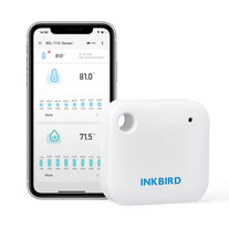 INKBIRD Wifi Thermometer Hygrometer Monitor, Smart Temperature Humidity Sensor IBS-TH3 with App Notification Alert, 1 Year Data Storage Export, Remote Monitor for Greenhouse Wine Cellar Baby Room