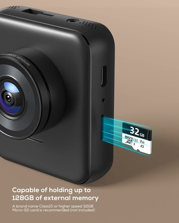 Izeeker 2K Dash Cam Front and Inside, 1440P Dual Dash Camera for Cars with Starvis Sensor, Infrared Night Vision for Taxi Driver, Accident Record, Loop Recording, Parking Mode