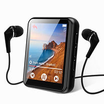 JOLIKE MP3 Player Bluetooth 5.0 Touch Screen Music Player Portable mp3 Player with Speakers high Fidelity Lossless Sound Quality mp3 FM Radio Recording e-Book 1.8 inch Screen MP3 Player Support (128GB)