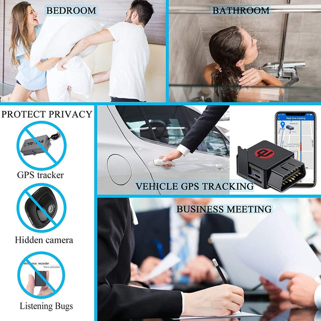 KAXYUYA GPS Bug Detector anti Spy Detector Rf Detector Hidden Camera Detectors GPS Tracker Detector for Car Bug Sweeper Spy Detector Bug Detector Finder GSM Listening Device Detector