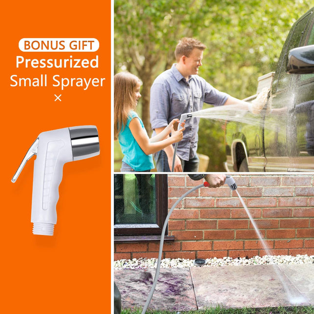 KEDSUM Portable Camping Shower, Camping Shower Pump with Detachable USB Rechargeable Batteries, Portable Outdoor Shower Head for Camping, Hiking, Trav