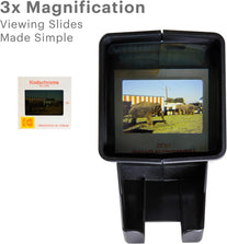 KODAK 35Mm Slide and Film Viewer - Battery Operation, 3X Magnification, LED Lighted Viewing – for 35Mm Slides & Film Negatives