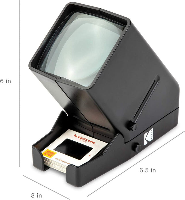 KODAK 35Mm Slide and Film Viewer - Battery Operation, 3X Magnification, LED Lighted Viewing – for 35Mm Slides & Film Negatives