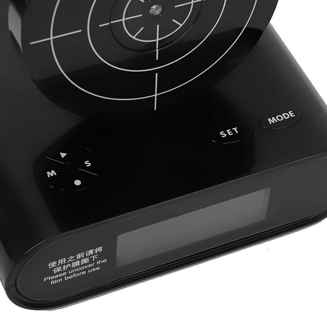 Lock N' load Gun alarm clock/target alarm clock/creative clock - Black