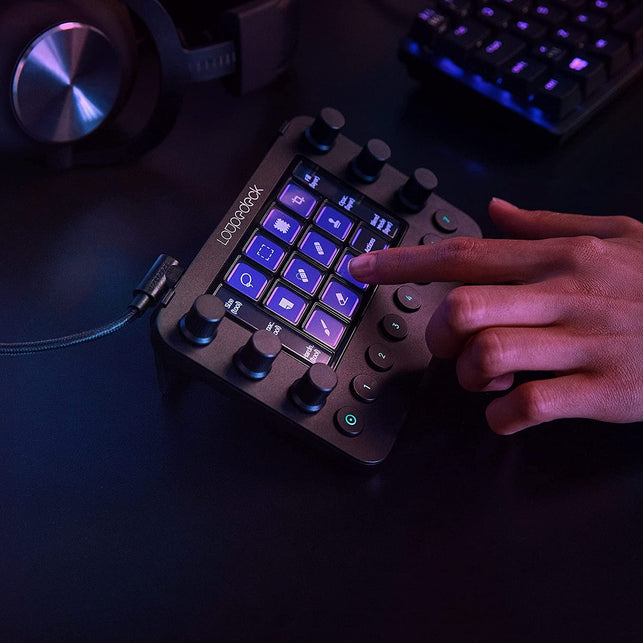 Loupedeck Live – the Custom Console for Live Streaming, Photo and Video Editing with Customizable Buttons, Dials and LED Touchscreen