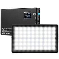 Lume Cube Bicolor Panel Mini LED Light for Professional DSLR Cameras | Adjustable Panel Mini, LCD Display | Photo and Video Lighting, Long Battery Life | Fits Sony, Nikon, Canon, Fuji, Panasonic