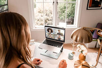 Lume Cube Video Conference Lighting Kit | Live Streaming, Video Conferencing, Remote Working | Lighting Accessory for Laptop, Adjustable Brightness and Color Temperature, Computer Mount Included