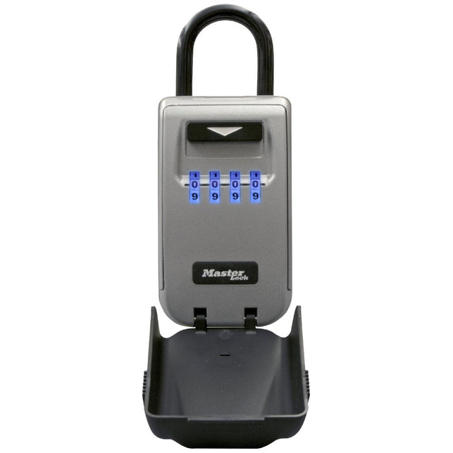 Master Lock 5424D Set Your Own Combination Portable Lock Box with Light Up Dials 6 Key Capacity