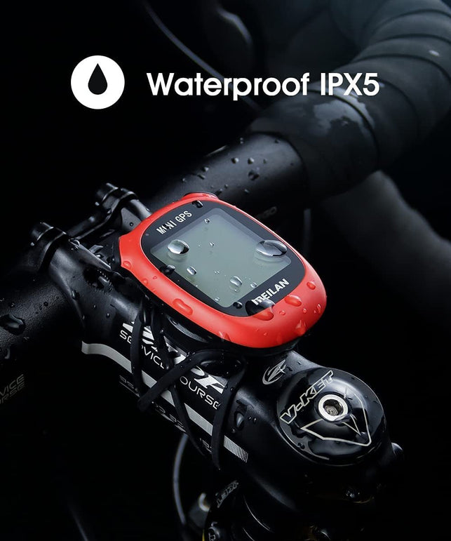 MEILAN M3 Mini GPS Bike Computer,Gps Speedometer, Wireless Cycling Computer Bike Odometer Bicycle Speedometer and Odometer Waterproof Bicycle Computer Waterproof and Backlight,For Road Bike MTB
