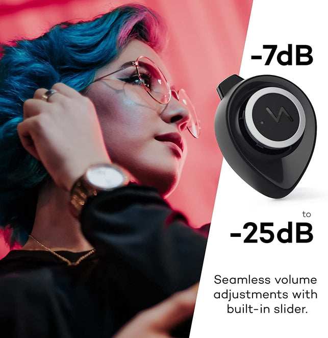 Minuendo High Fidelity Acoustic Earplugs | Hearing Protection for Musicians | Adjustable Db Attenuation Ear Plugs | Made in Norway | Award Winning Design | Suitable for Concerts, Gigs, Working