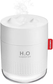 MOVTIP Portable Mini Humidifier, 500ml Small Cool Mist Humidifier, USB Personal Desktop Humidifier for Baby Bedroom Travel Office Home, Auto Shut-Off,