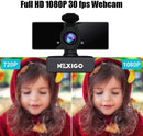 Nexigo N660 1080P Business Webcam, Dual Microphone & Privacy Cover, USB FHD Web Computer Camera, Plug and Play, for Zoom/Skype/Teams/Webex, Laptop MAC PC Desktop