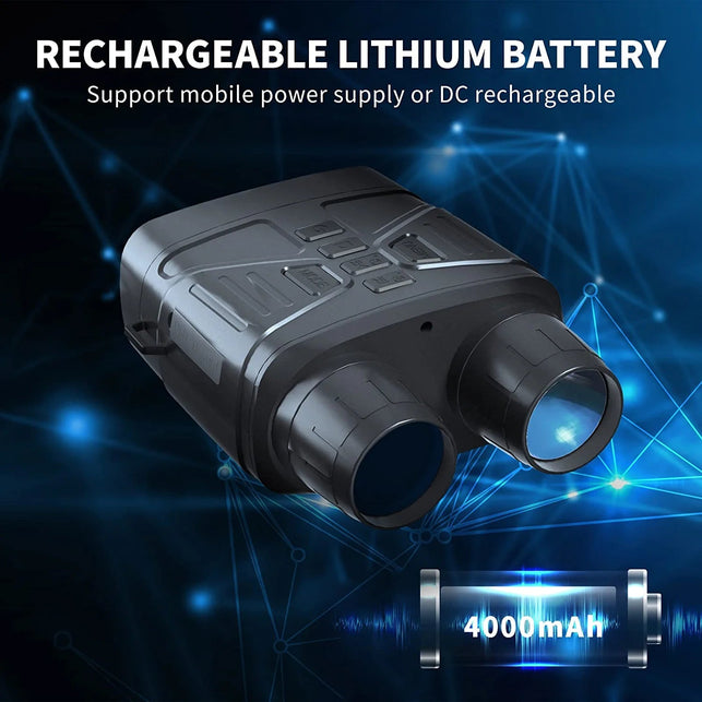 Night Vision Binoculars - Night Vision Goggles for Adults, 3'' Digital Infrared Night Vision Can save Photo and Video with 32GB Memory Card & Rechargeable Lithium Battery