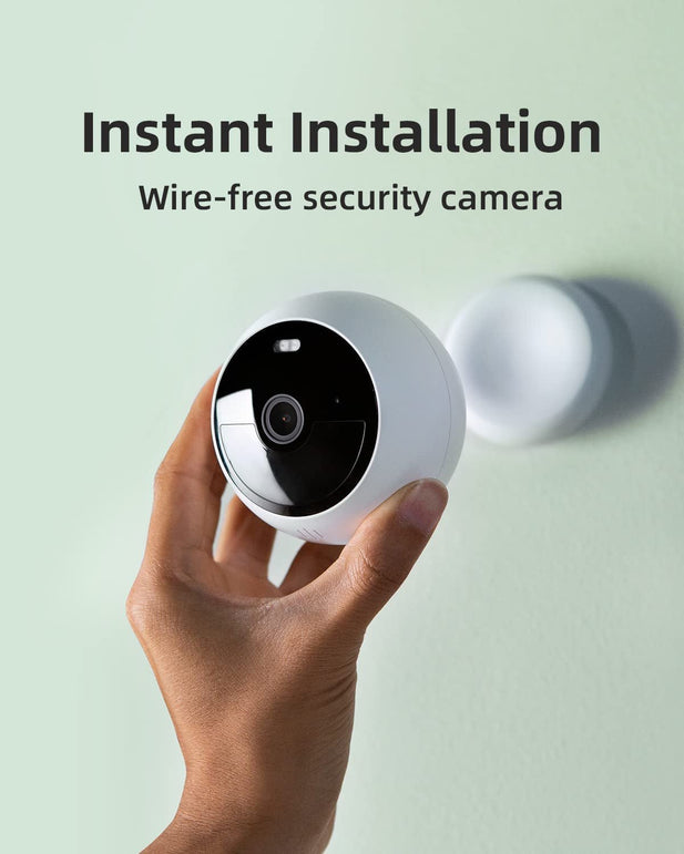 Noorio B210 Outdoor Security Camera with 2K Resolution, Wireless Home Security Camera Battery Powered, Color Night Vision with Spotlight, 16GB Local Storage, Work with Alexa, Set up in Minutes