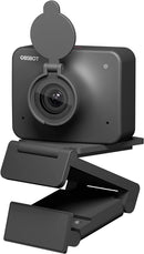 OBSBOT Meet 1080P 60FPS Webcam, Ai-Powered Auto Framing, HDR, Adjustable Field of View, Blur Background and Background Replacement, Computer Camera for Streaming, Web Camera with Microphone