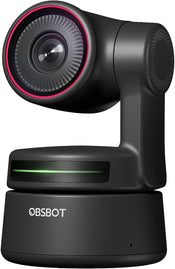 OBSBOT Tiny PTZ 4K Webcam, AI Powered Framing & Autofocus, 4K Video Conference Camera with Omni-Directional Mics, Auto Tracking with 2 Axis Gimbal,Hdr,60 Fps,Low-Light Correction,Zoom Certified