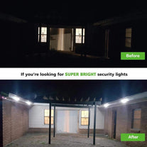 Outdoor Motion Sensor Light Battery Operated, Hotomely IP65 Waterproof Ultra Bright Motion Sensor Outdoor Lights Head Adjustable with 8W 600 Lumen 6000K 4Leds for Garage Yard Porch and Patio (2 Packs)