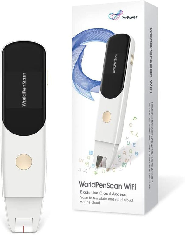 Penpower Worldpenscan Wi-Fi | OCR Pen Scanner | Reader Mode | Text to Speech for Dyslexia | Windows, Mac, Chromebook, Ios & Android