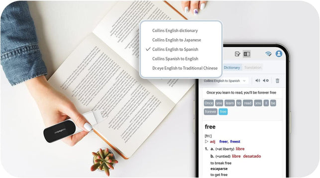 Penpower Worldpenscan Wi-Fi | OCR Pen Scanner | Reader Mode | Text to Speech for Dyslexia | Windows, Mac, Chromebook, Ios & Android