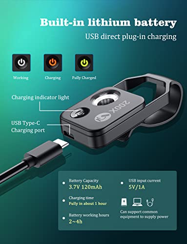 Phone Microscope with CPL Lens/LED Light,200X Pocket Microscope with Universal Phone Clip Compatible with iPhone/Andriod Phone-The Best Portable Microscope to Enjoy Microworld for Kids and Adults