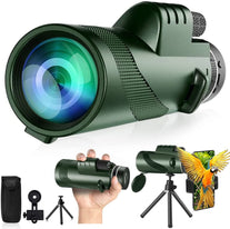 PhysioPhyx 80X100 Monocular-Telescope High Powered Monocular for Adults Monocular for Smartphone Adapter Monocular Telescope Hunting Wildlife Bird Watching Travel Camping Hiking