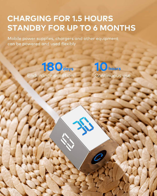 PIHEN Timer, Kitchen Timer Multi-Function Electronic Digital Timer for Kids, Flip Timer with Time and Alarm Function, Suitable for Work, Exercise, Gam