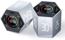 PIHEN Timer, Kitchen Timer Multi-Function Electronic Digital Timer for Kids, Flip Timer with Time and Alarm Function, Suitable for Work, Exercise, Gam