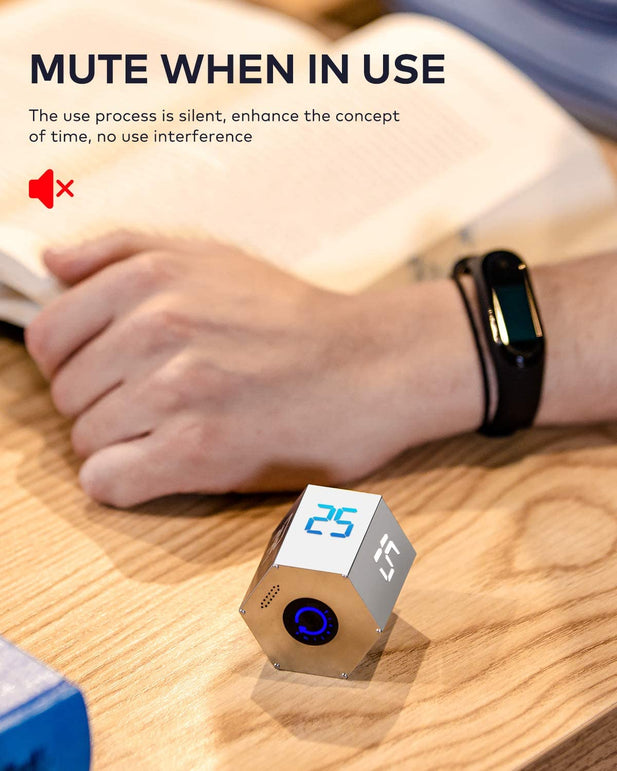 PIHEN Timer, Kitchen Timer Multi-Function Electronic Digital Timer for Kids, Flip Timer with Time and Alarm Function, Suitable for Work, Exercise, Gam