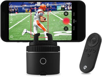 Pivo Pod - Auto Face Tracking Smartphone Holder, 6 Speed, Automatic Zoom, Horse Riders, AI Technology 360° Rotation with Remote Control