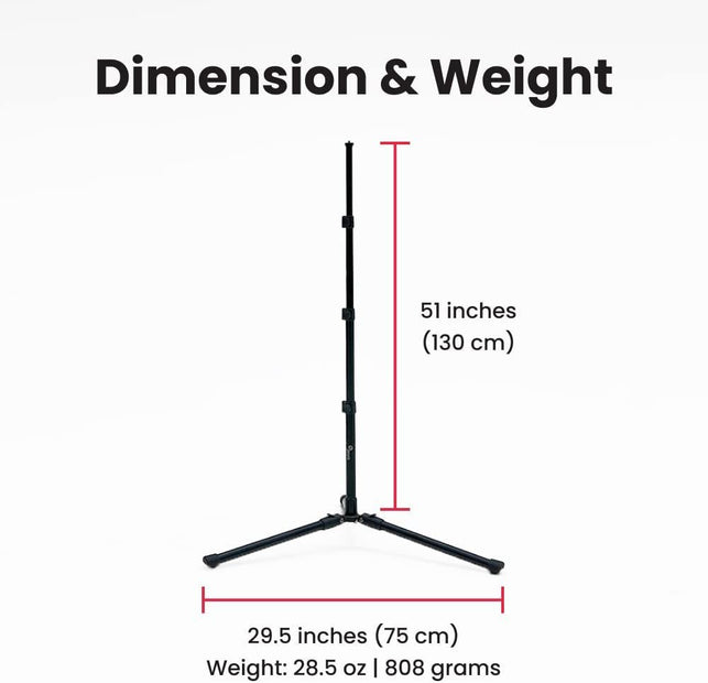 Pivo Tripod - Portable 63-Inch Stand Aluminum Lightweight for Smartphone and Camera with Universal 1/4" Thread 3 Level Option for Action Camera, DSLR & Pivo Pods
