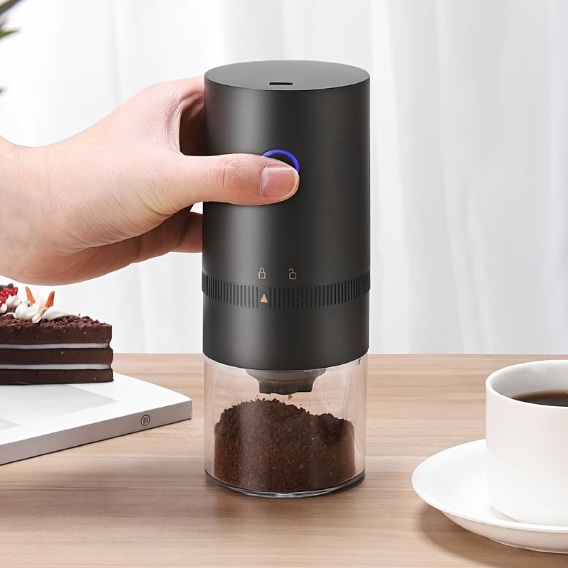 Portable Coffee Grinder with Ceramic Grinding Core  TypeC USB Charging  Professional Electric Grinder for Coffee Beans