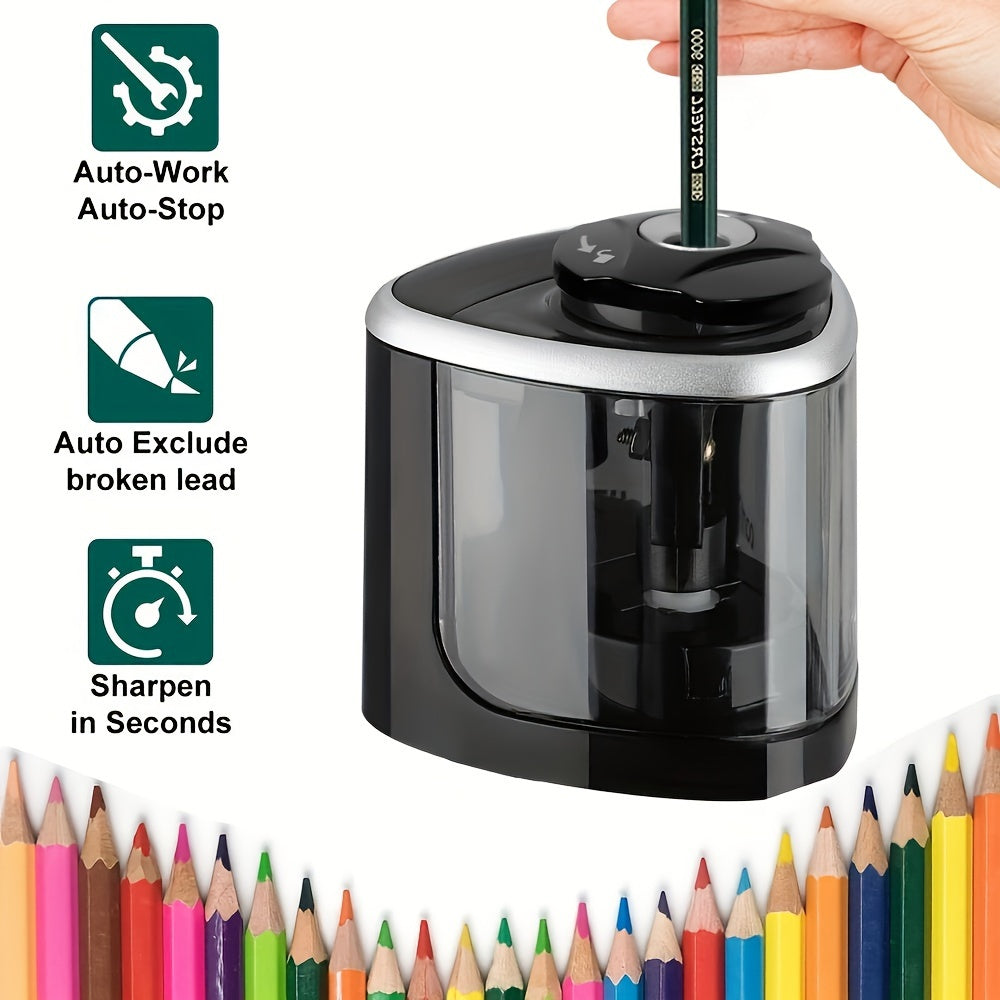 Electric Pencil Sharpener Desktop Automatic Office Stationery