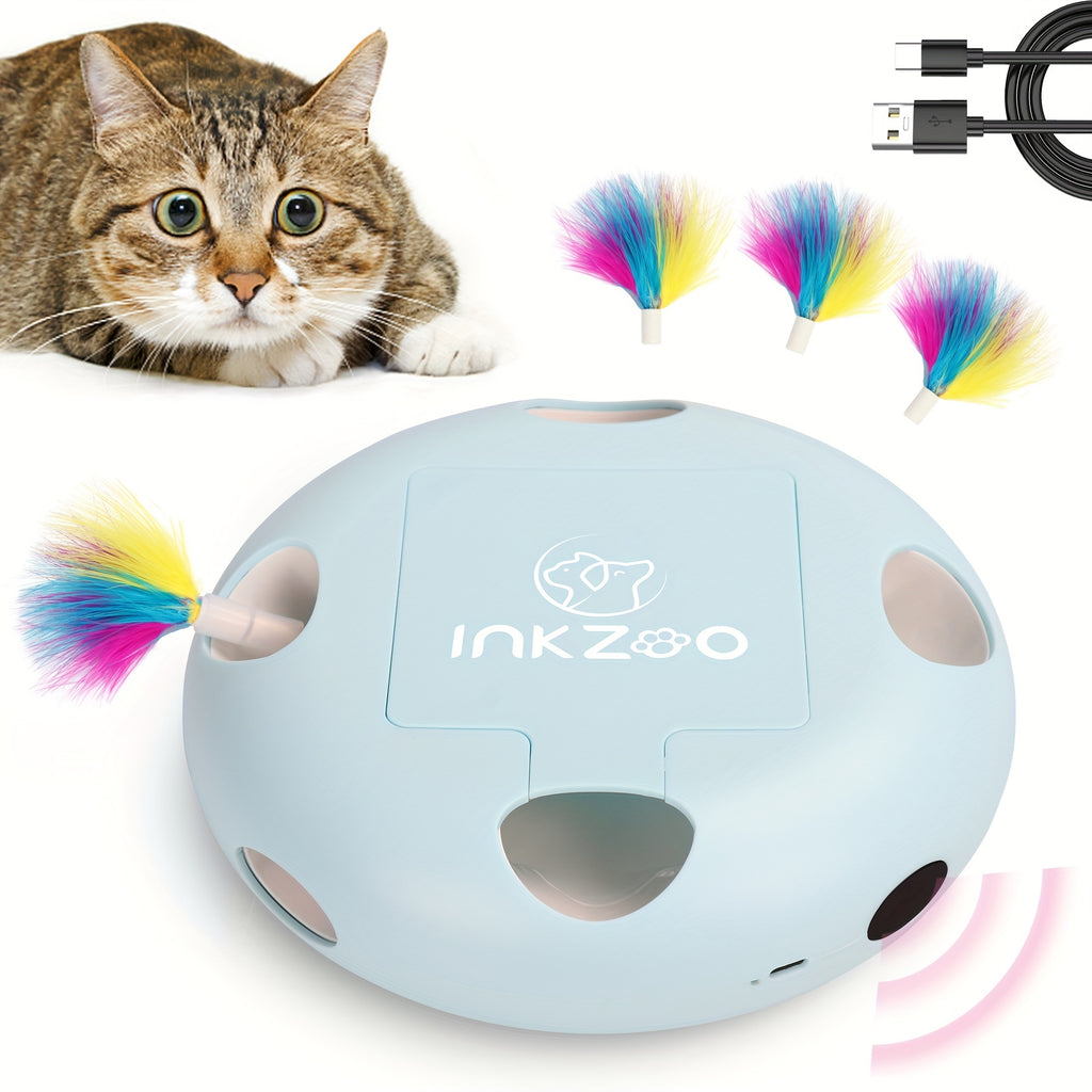 Smart Cat Toy Electric Catteasing Machine To Tease The Cat From High Amusement Butterfly Fly Automatic Electric Cat Toy Catteasing Stick Multifunction